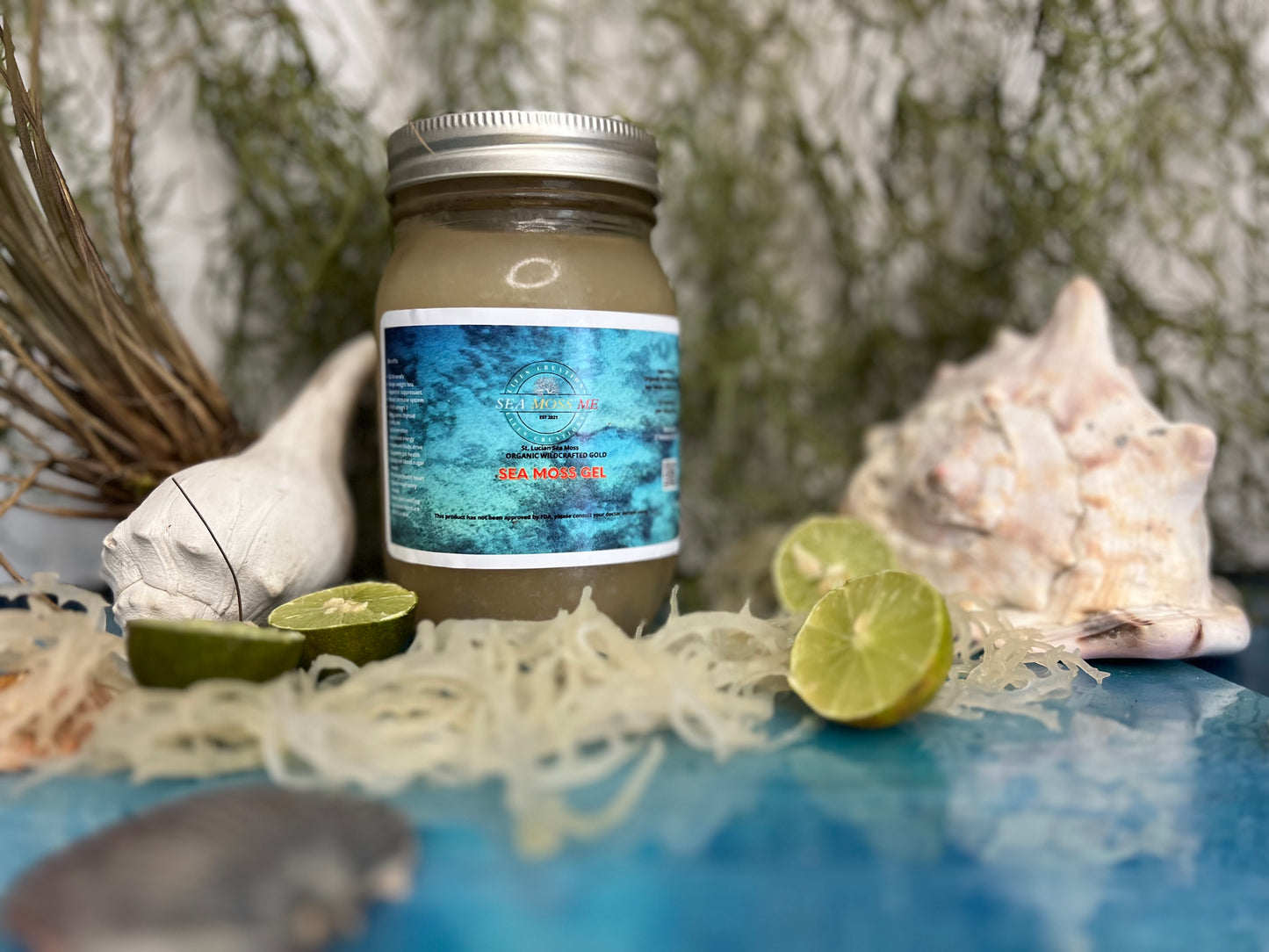 Organic Vegan Sea Moss Original Gel 16 oz