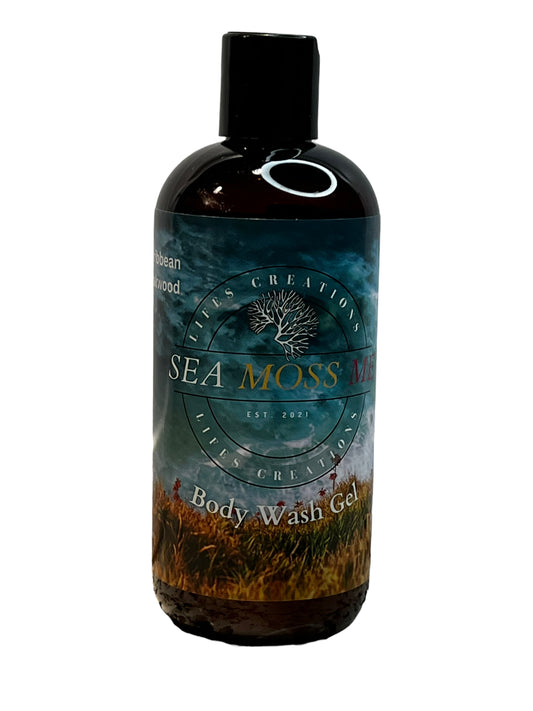 caribbean teakwood body wash, all natural