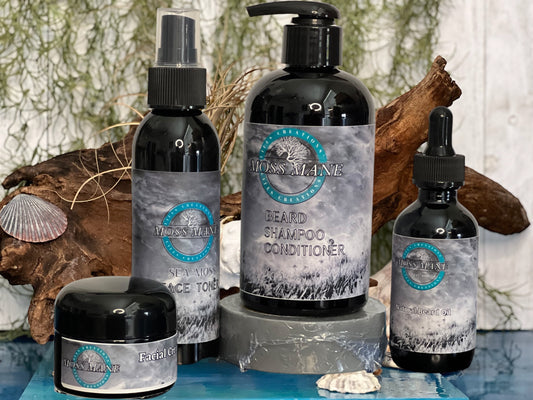 Mens set with charcoal soap