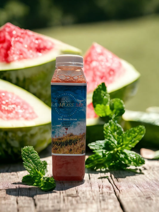 Watermelon Mint sea moss juice 12oz