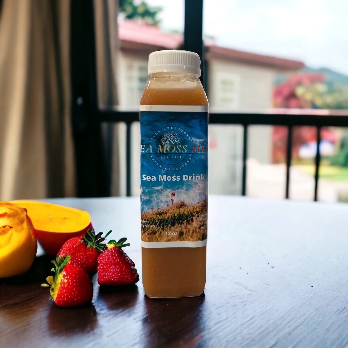 Strawberry Mango Sea Moss Juice 12oz