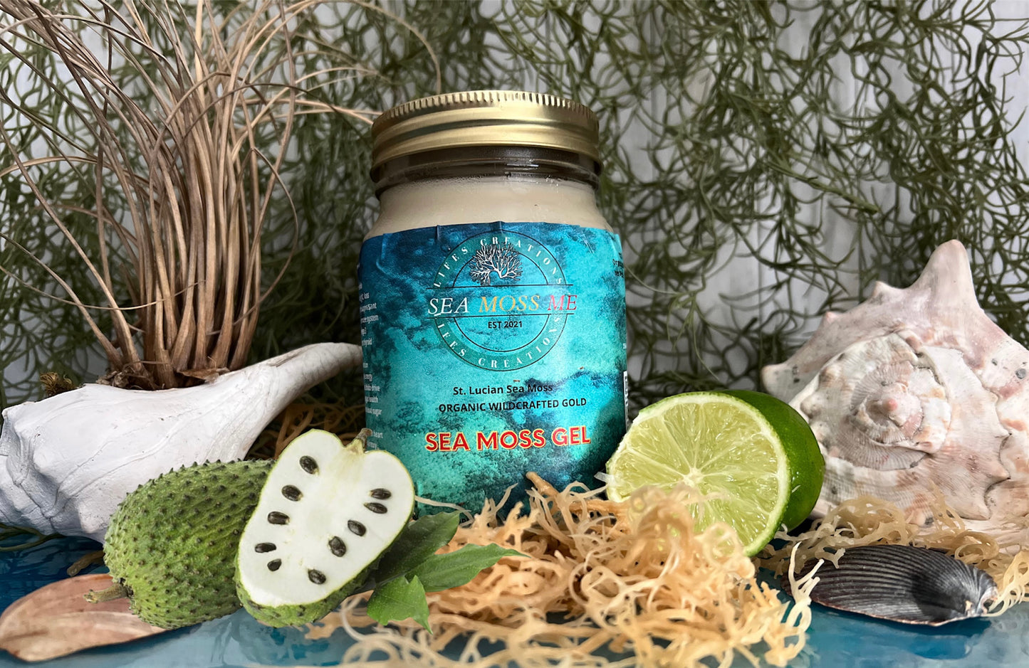 Sea Moss Gel with Soursop Fruit 16oz